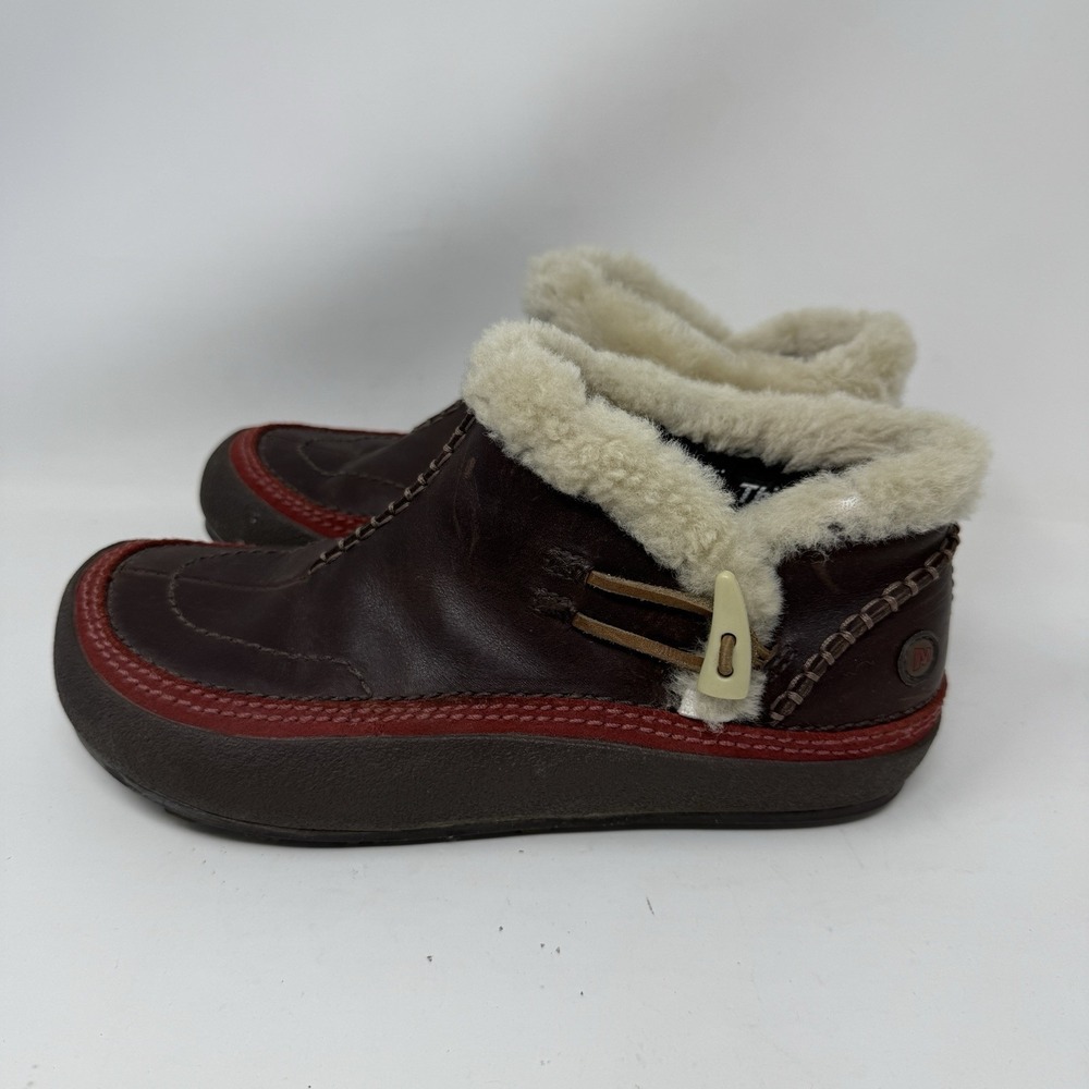Merrell Boots Womens Size 7 Spirit Tibet Shoes Brown Thinsulate Performance
